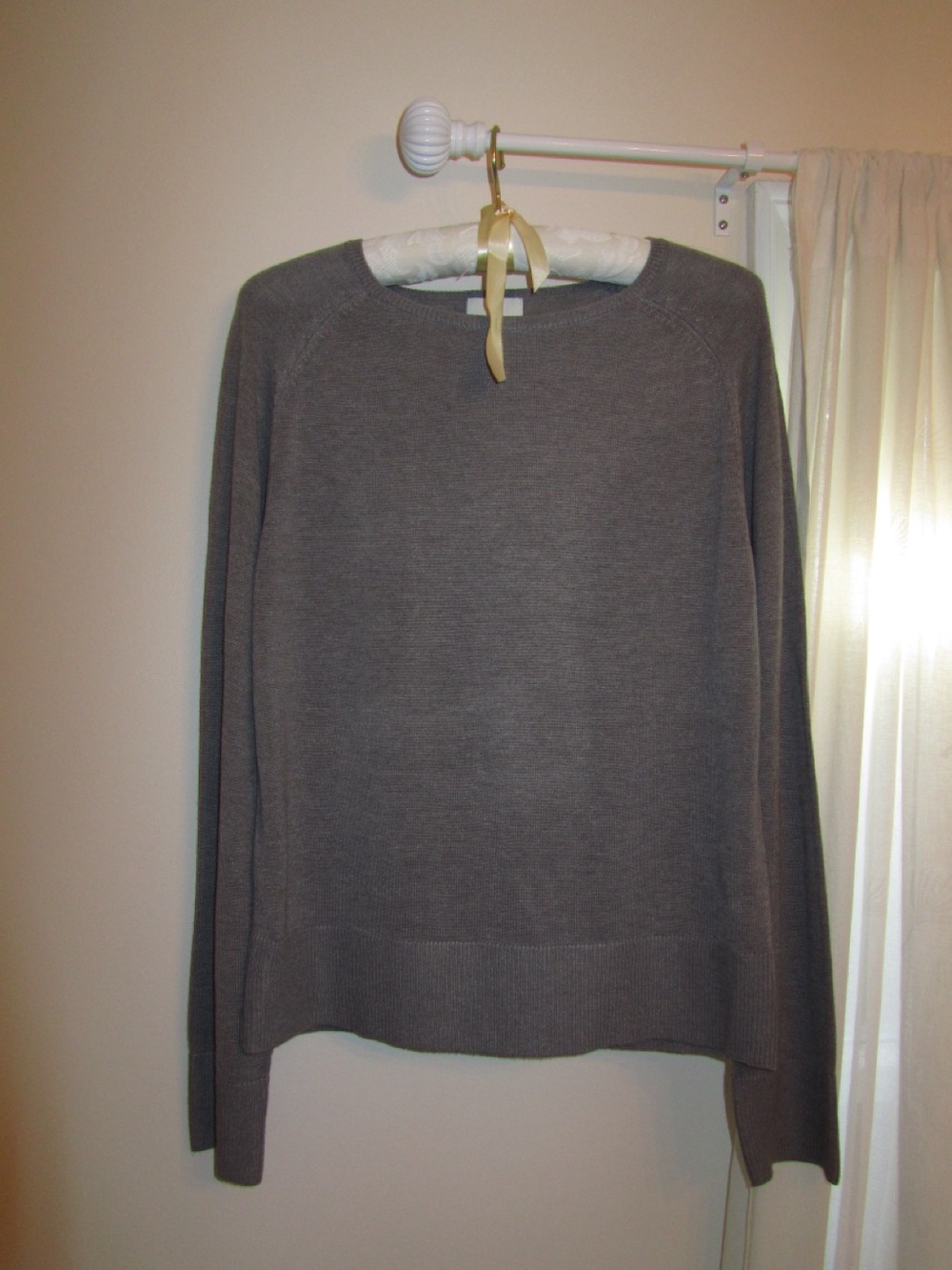 H&M Lightweight Knit Sweater In Grey